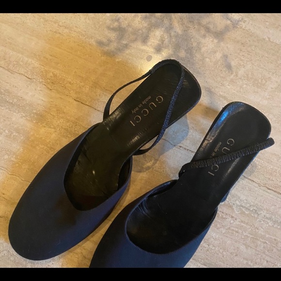 Gucci by Tom Ford Blue Kitten Heel - Picture 3 of 4